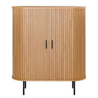 HIGHBOARD Schwarz, Eichefarben  100/118/40 cm  - Eichefarben/Schwarz, LIFESTYLE, Holz/Holzwerkstoff (100/118/40cm) - Lomoco