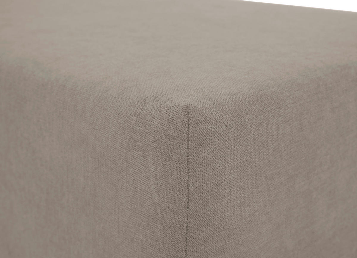 ECKSOFA Anthrazit, Greige Mikrofaser  - Greige/Anthrazit, Design, Kunststoff/Textil (178/248cm) - MID.YOU