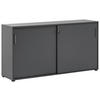 AKTENSCHRANK Anthrazit  - Anthrazit, KONVENTIONELL, Holzwerkstoff (160/84,2/41cm) - MID.YOU