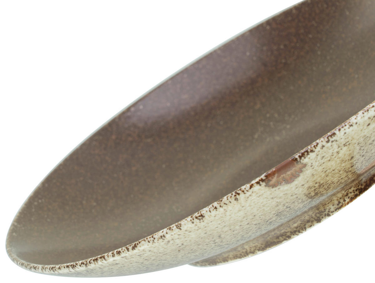 KOMBISERVICE Rusty 20-teilig  - Goldfarben/Schwarz, Design, Keramik (33/34/34cm) - Creatable