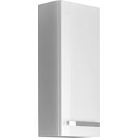 HÄNGESCHRANK 30/70/17 cm  - Chromfarben/Weiß, KONVENTIONELL, Glas/Holzwerkstoff (30/70/17cm) - Sadena