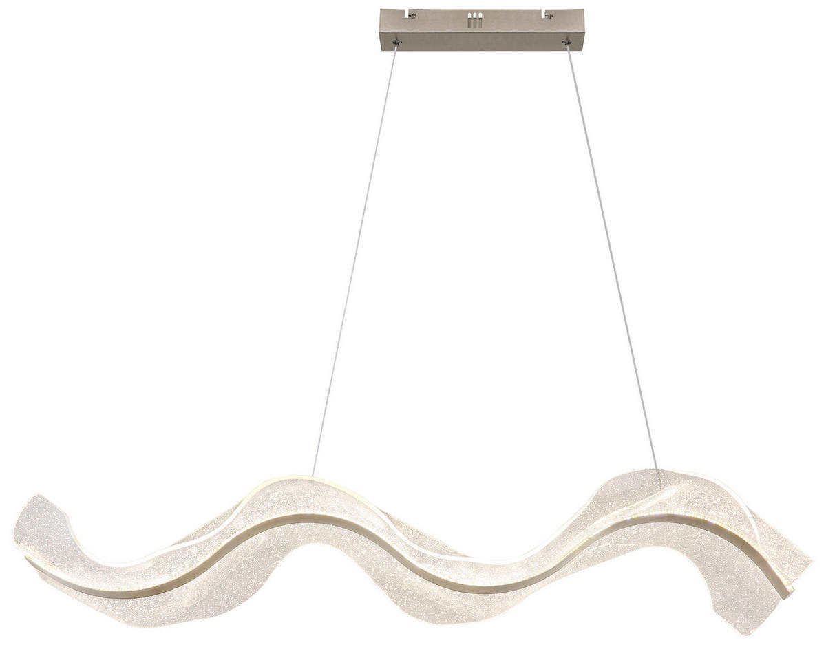 LED-HÄNGLAMPA 101/29,4/120 cm  - klar, Design, metall/plast (101/29,4/120cm) - Globo