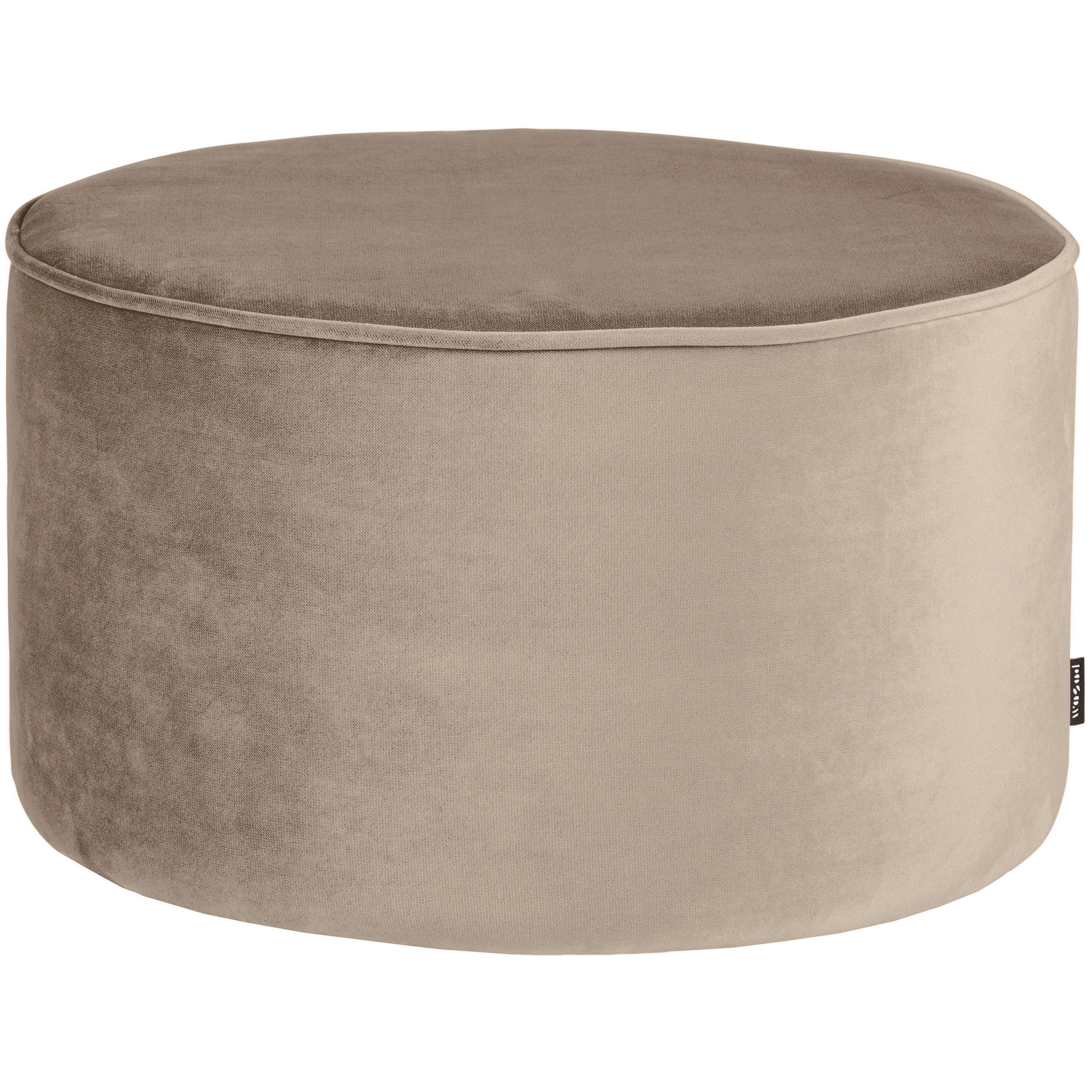 HOCKER Sara Samt Khaki  - Khaki, Design, Textil (60/36/60cm) - Livetastic