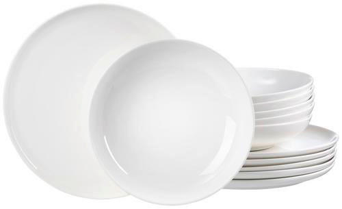 TAFELSERVICE Weiß 12-teilig  - Weiß, Basics, Keramik - Ritzenhoff Breker