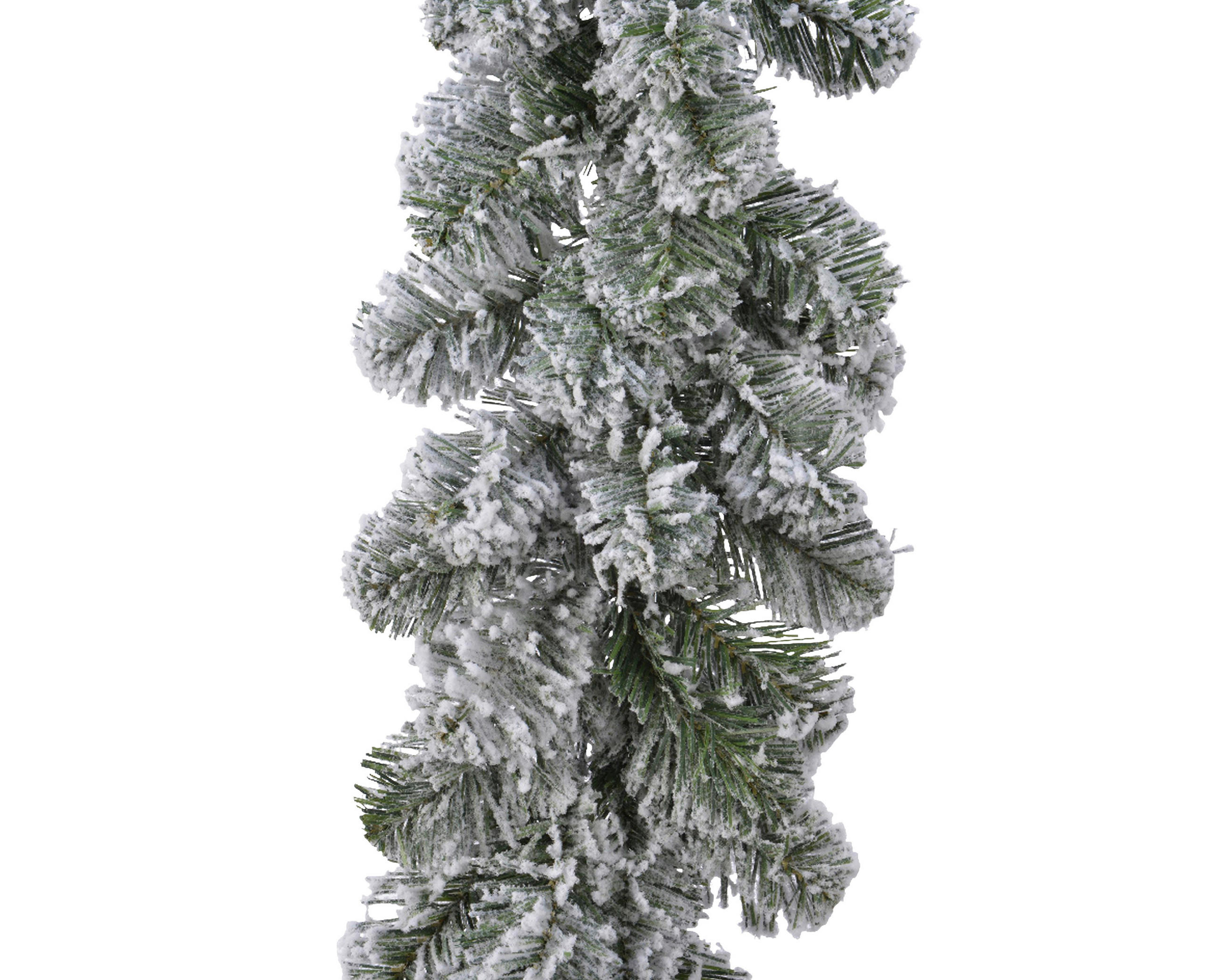 GIRLANDA - zelena/bela, Konvencionalno, umetna masa (270cm)
