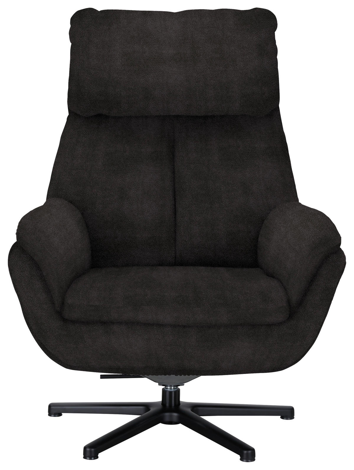 RELAXSESSEL in Textil Olivgrün  - Schwarz/Olivgrün, Design, Textil/Metall (79/108/89cm) - Beldomo Style