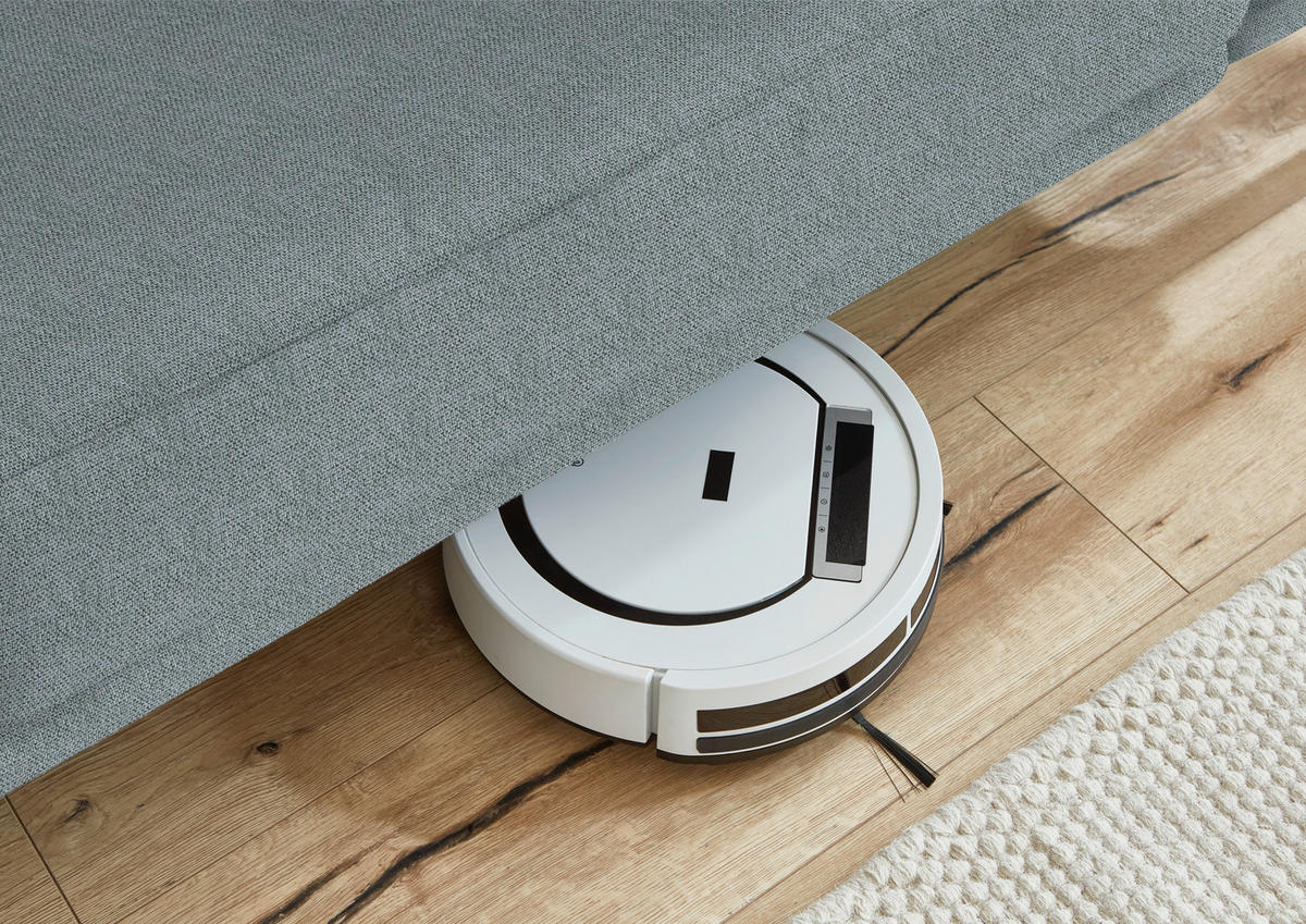 ECKSOFA in Flachgewebe Blaugrau  193/334 cm  - Wildeiche/Blaugrau, Design, Holz/Textil (193/334cm) - Niels Andersson