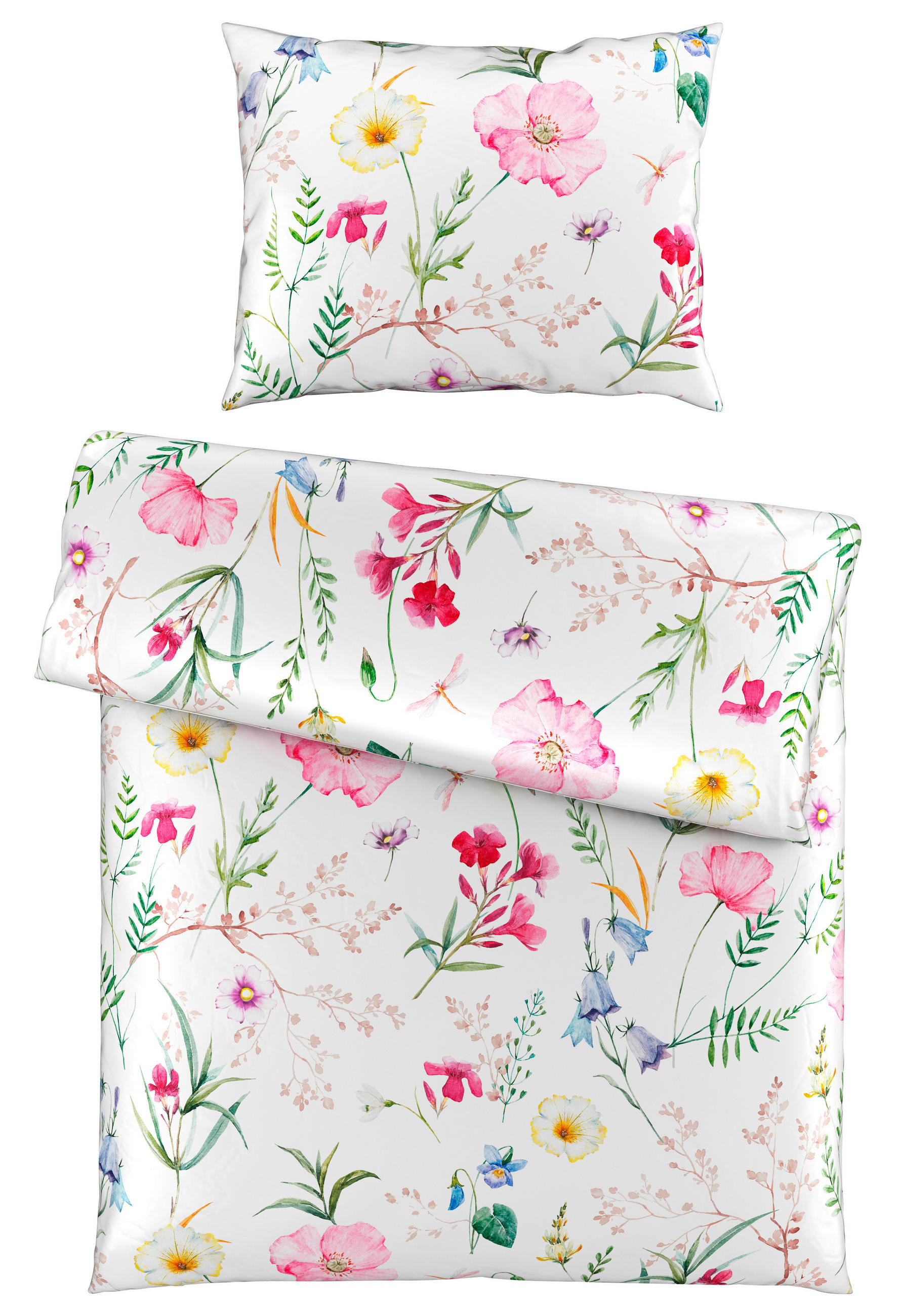POSTELJINA LULU 140/200 cm saten višebojna  - višebojna, Konvencionalno, tekstil (140/200cm) - Esposa