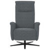 RELAXSESSEL in Textil Anthrazit  - Anthrazit/Schwarz, Design, Textil/Metall (77/115/89cm) - Pure Home Comfort
