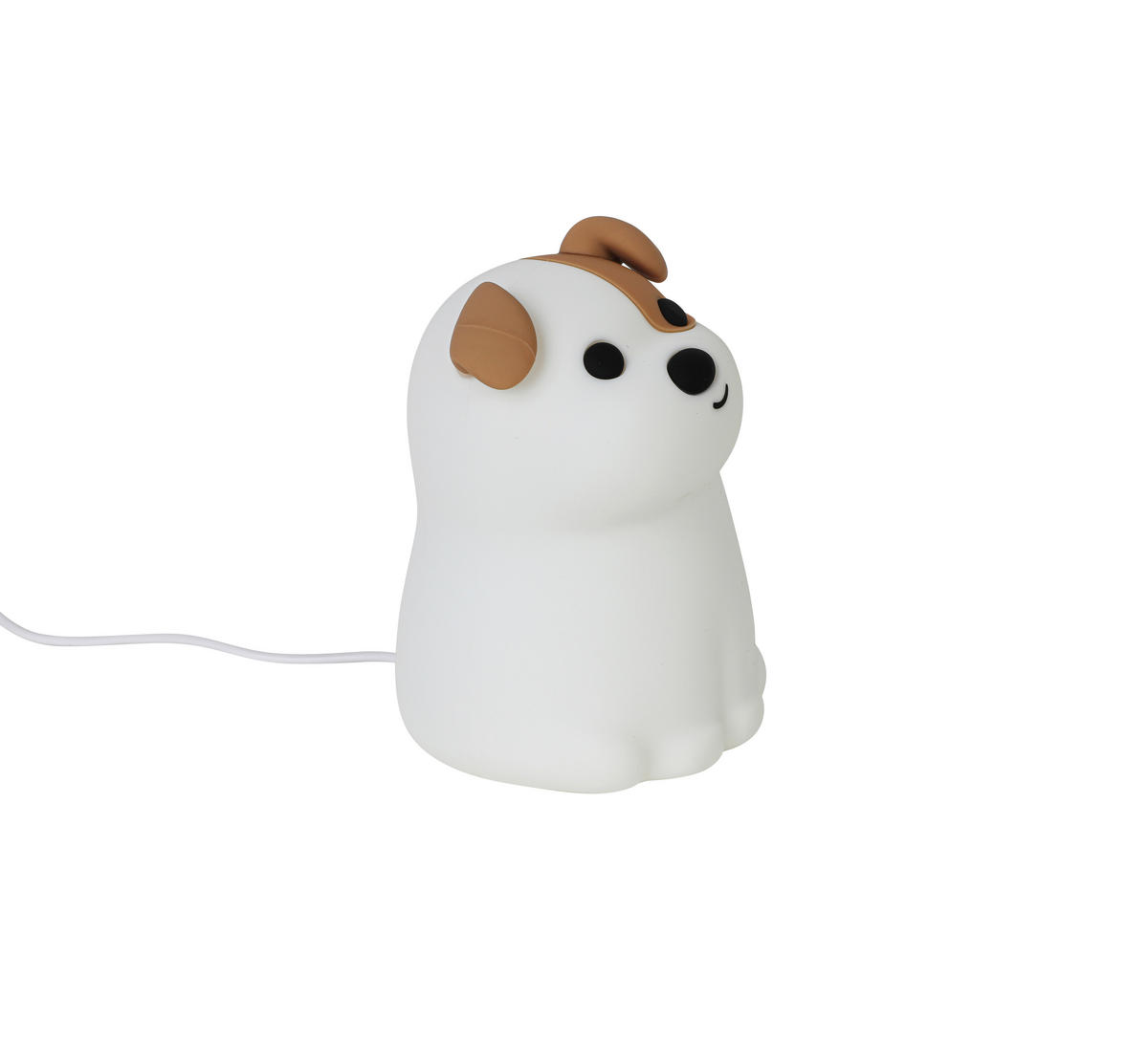 NOČNÉ SVETLO, 9,2/13,8/11,5 cm - biela, Trend, plast (9,2/13,8/11,5cm) - Novel