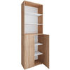 AKTENSCHRANK 70/220/39 cm  - Weiss/Sonoma Eiche, Design, Holzwerkstoff (70/220/39cm) - MID.YOU