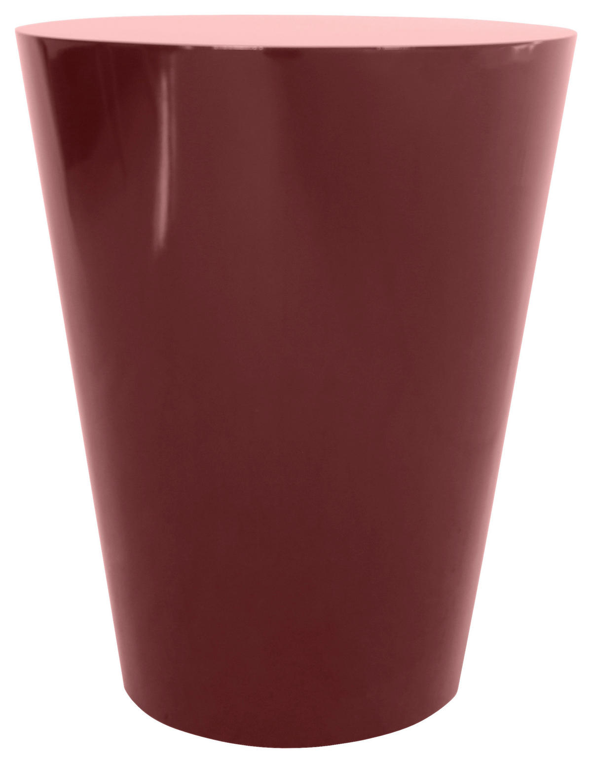 BEISTELLTISCH 40/40/51 cm Rot rund  - Rot, Design, Holzwerkstoff (40/40/51cm) - Stylife