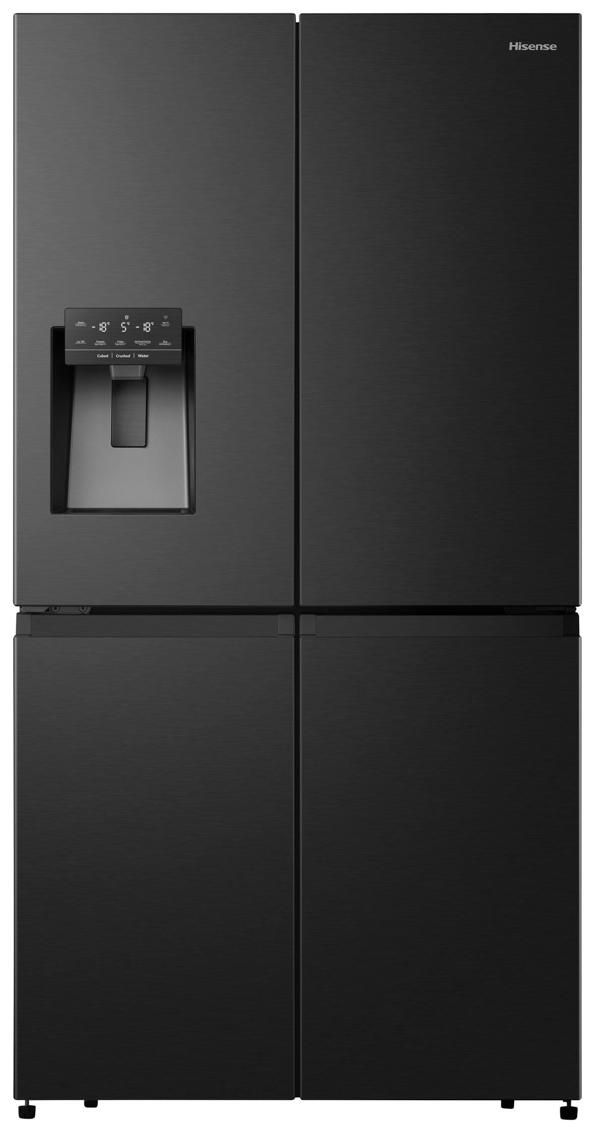 MULTI-DOOR 91,4/178,5/72,5 cm RQ760N4SBFE  - Schwarz, Basics, Glas/Kunststoff (91,4/178,5/72,5cm) - Hisense