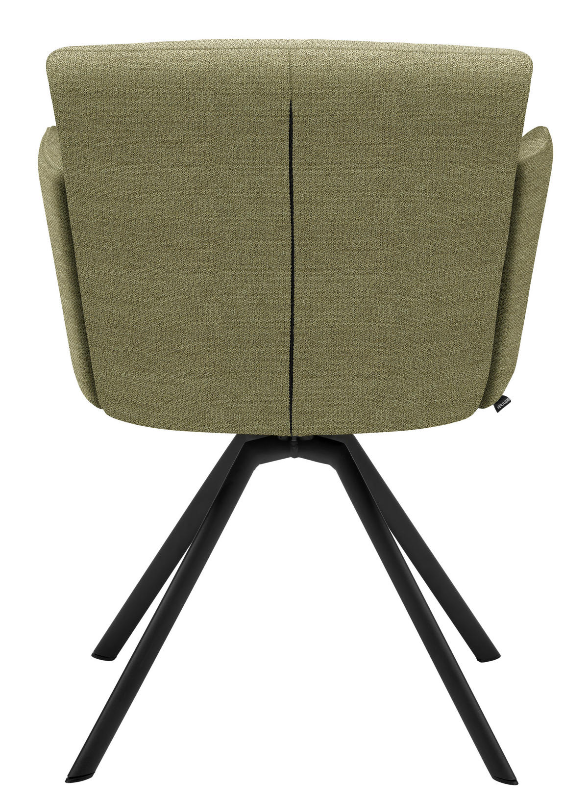 ARMLEHNSTUHL Stahl Webstoff  - Anthrazit/Hellgrün, Design, Textil/Metall (58/83/62cm) - Venjakob