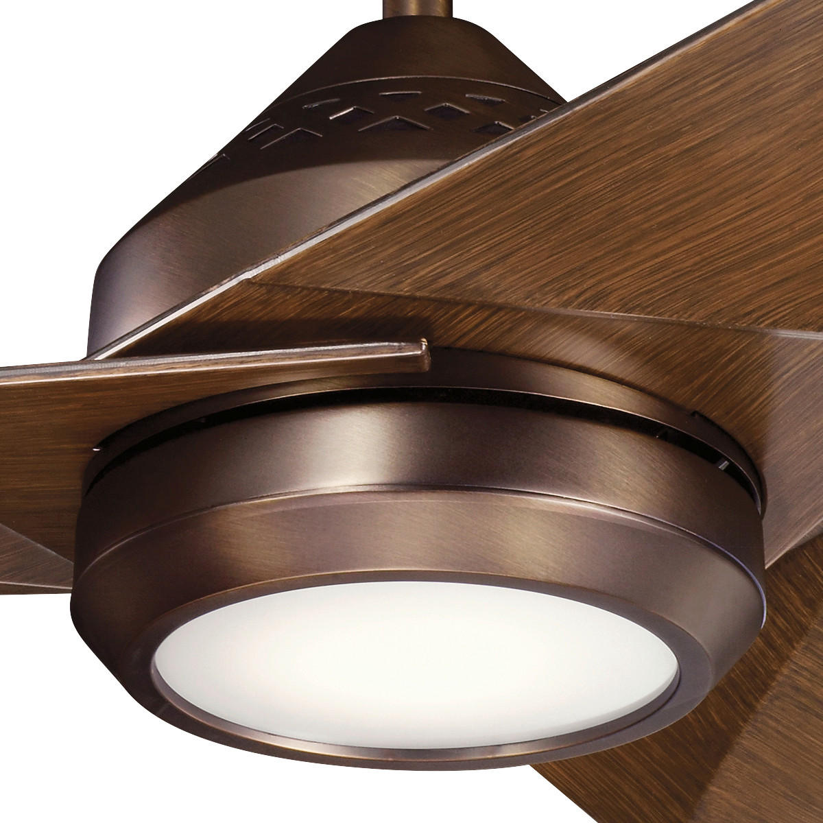 DECKENVENTILATOR  152/35 cm    - Walnussfarben/Bronzefarben, Konventionell, Kunststoff/Metall (152/35cm) - Elstead Lighting