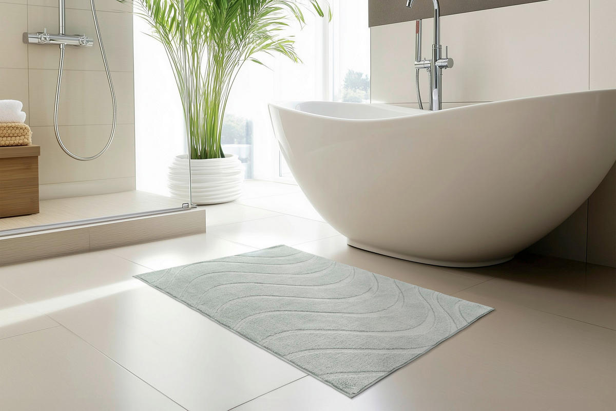 BADEMATTE 50/90 cm  - Basics, Kunststoff (50/90cm) - Kayoom