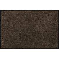 FUßMATTE 40/60 cm Espresso Brown  - Braun, KONVENTIONELL, Kunststoff/Textil (40/60cm) - wash+dry