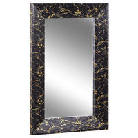 WANDSPIEGEL 80/120/5 cm    in  - Goldfarben/Schwarz, Trend, Glas/Holzwerkstoff (80/120/5cm) - Livetastic