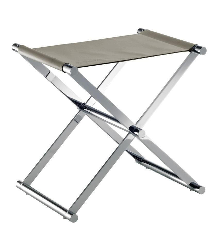 BADHOCKER - Chromfarben/Schlammfarben, Basics, Kunststoff/Textil (45/35/45cm) - Joop!