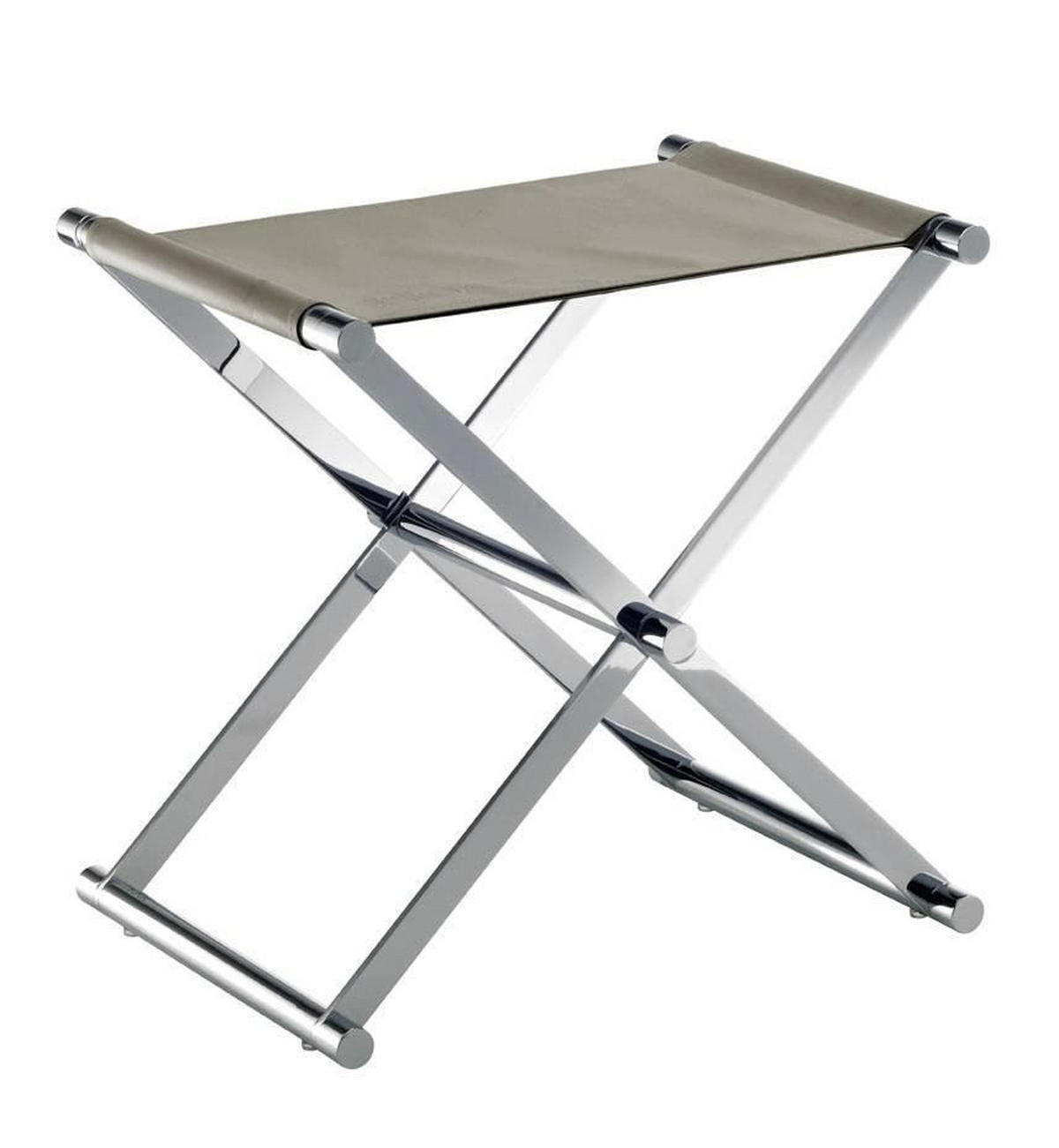 BADHOCKER - Chromfarben/Schlammfarben, Basics, Kunststoff/Textil (45/35/45cm) - Joop!