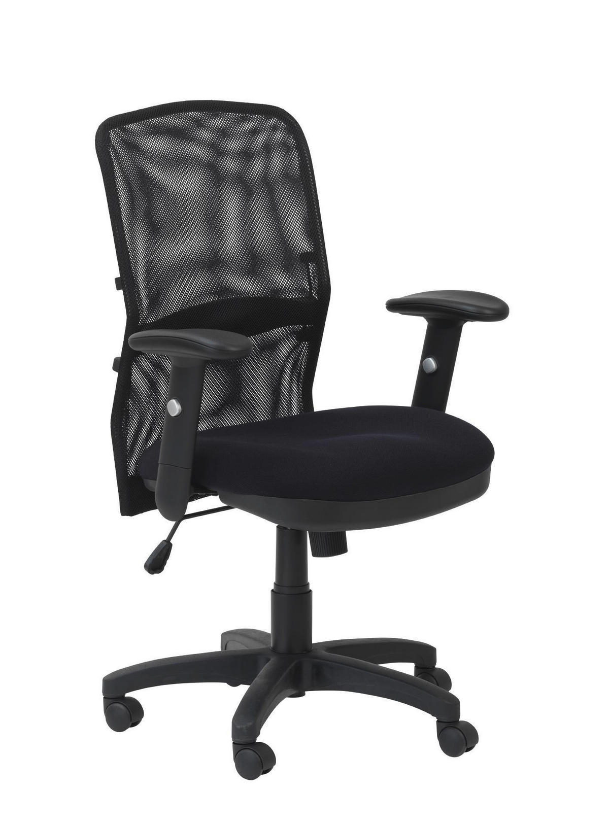 DREHSTUHL Schwarz  - Schwarz, Design, Kunststoff/Textil (67/107/50cm) - MID.YOU