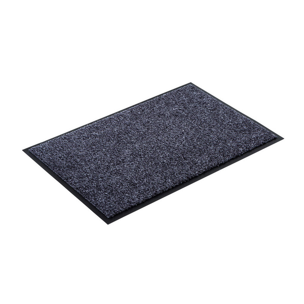 Thumbnail - Esposa FUßMATTE Diamant, Dunkelgrau, Textil, Uni, rechteckig, 90x150 cm, schmutzabweisend, für Fußbodenheizung geeignet,...