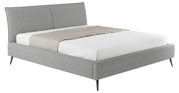 POLSTERBETT gepolstertes Kopfteil, Bettkasten, Lattenroste 180/200 cm  in Grün, Petrol, Beige  - Beige/Petrol, Design, Holz/Textil (180/200cm) - Esposa