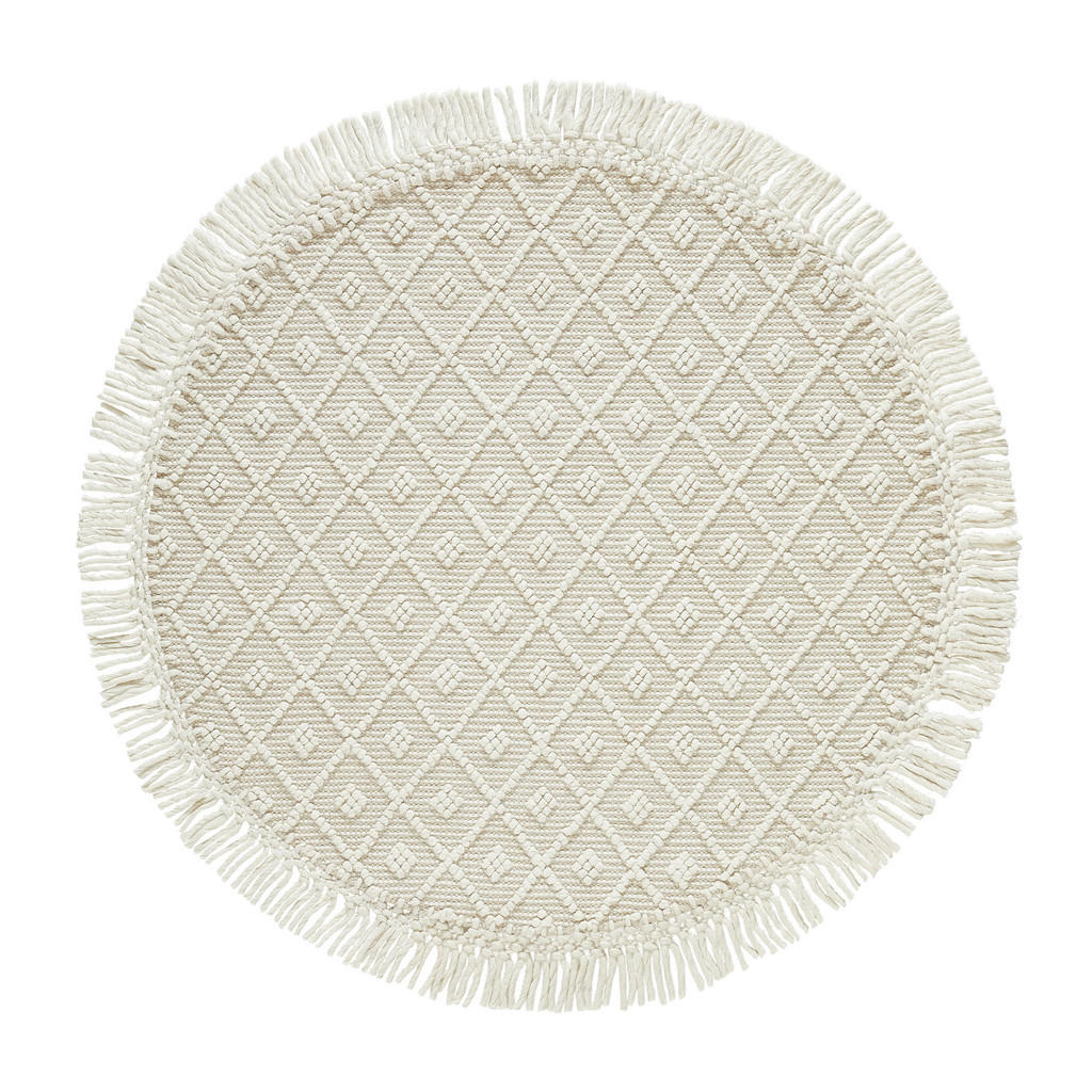 Linea Natura RUČNĚ TKANÝ KOBEREC, 120 cm barvy stříbra, béžová