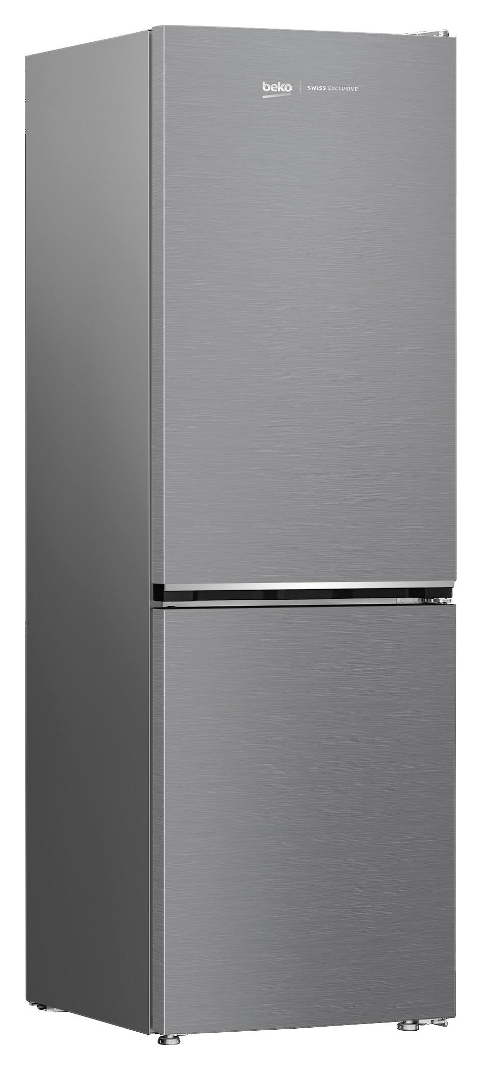 KÜHL-GEFRIER-KOMBINATION KG110  - Grau, Metall (59,5/186,5/66,3cm) - Beko