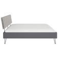 BETT 180/200 cm  in Grau  - Grau, Design, Holzwerkstoff/Textil (180/200cm) - Carryhome