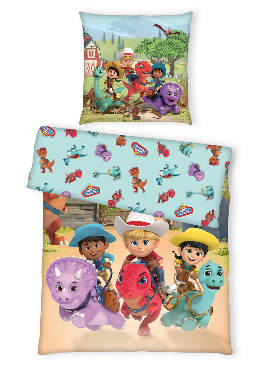 JUGENDBETTWÄSCHE DINO RANCH Renforcé 135/200 cm  - Multicolor, Basics, Textil (135/200cm) - Herding