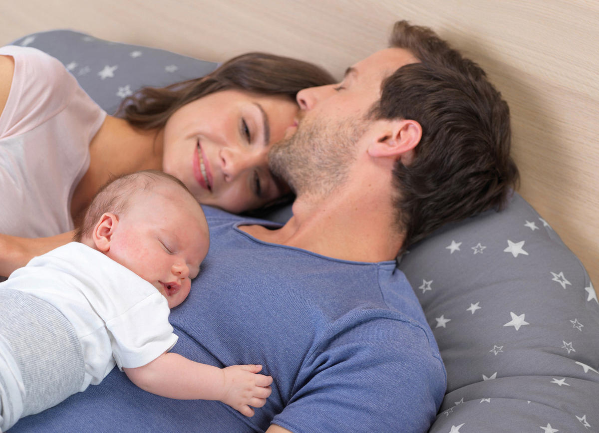 STILLKISSEN 190 cm   - Grau, Basics, Textil (190cm) - Theraline