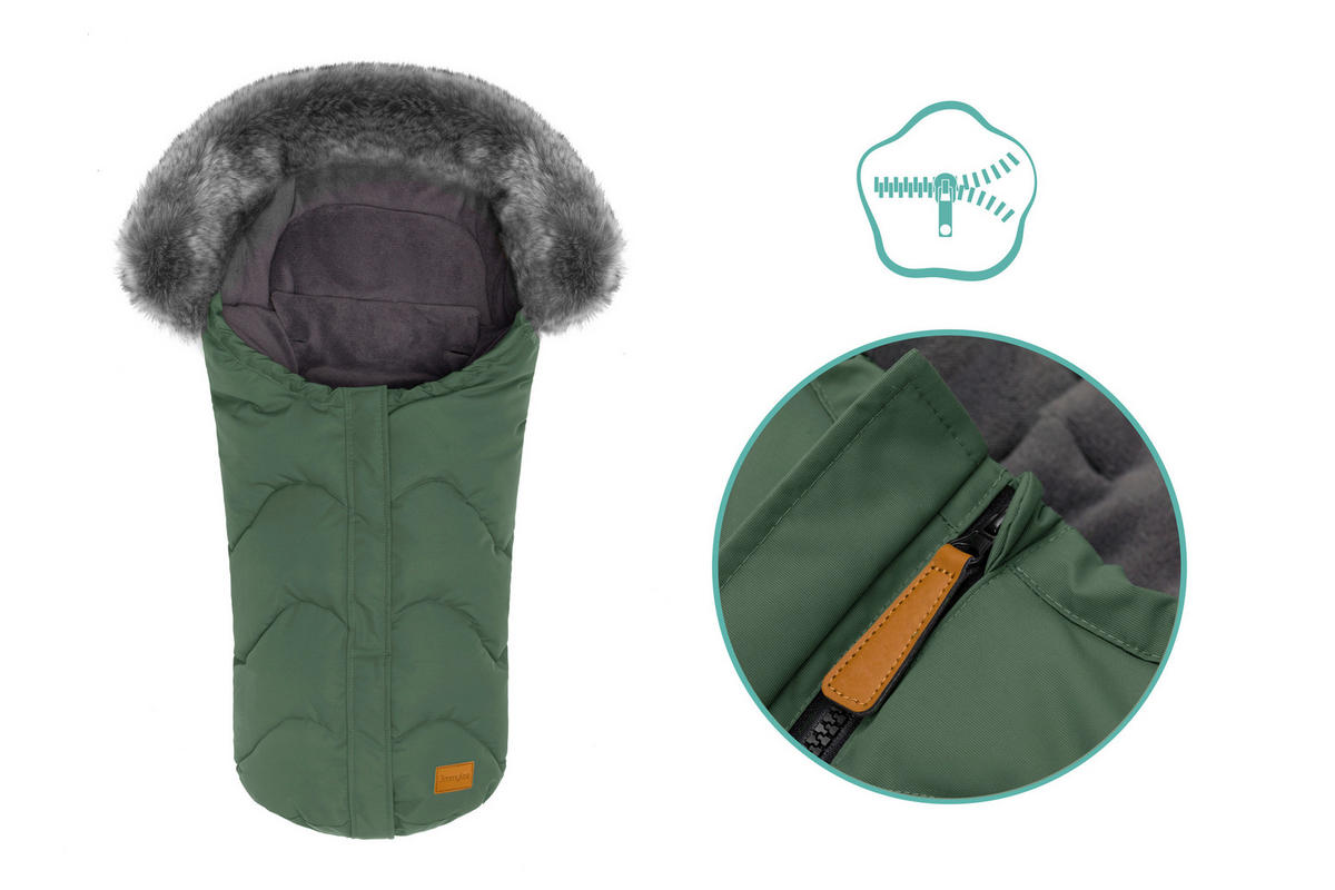 BABYSCHALEN-FUßSACK TRENDY S  - Basics, Kunststoff (35/80cm) - Jimmylee