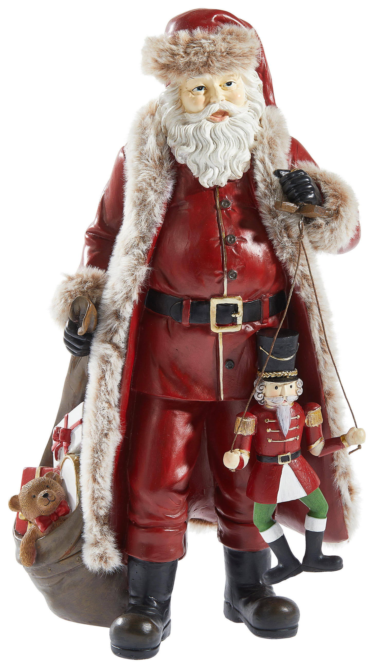 WEIHNACHTSMANN  - Rot, KONVENTIONELL, Kunststoff (15,70/21,40/38,00cm) - X-Mas