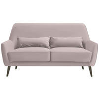 3-SITZER-SOFA in Mikrofaser Naturfarben  - Schwarz/Naturfarben, Trend, Holz/Textil (160/86/80cm) - Carryhome