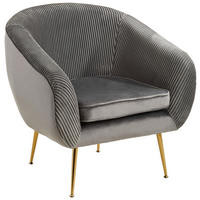 DESIGN-FOTEL - aranyszínű/szürke, Trend (74/78/72cm) - Ambia Home
