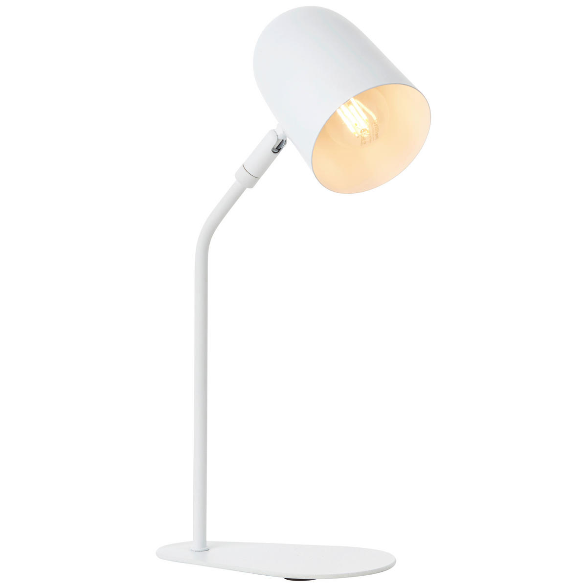 TISCHLEUCHTE - Weiss, Design, Metall (38/10/21,7cm) - Brilliant
