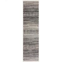 LÄUFER 60/230 cm Santiago Schwarz, Weiß  - Schwarz/Weiß, Basics, Textil (60/230cm)