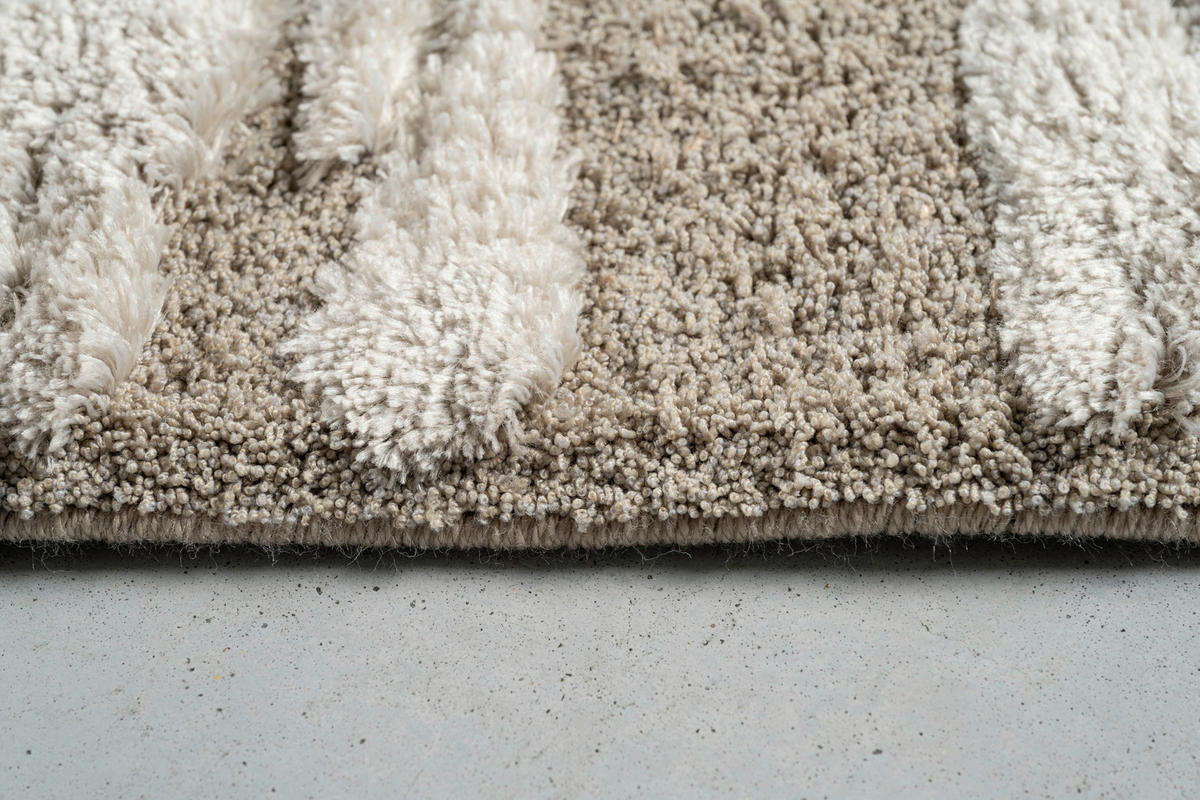 WEBTEPPICH  Wohnzimmer 200/290 cm Limba Beige  - Beige, Basics, Kunststoff/Textil (200/290cm) - Novel