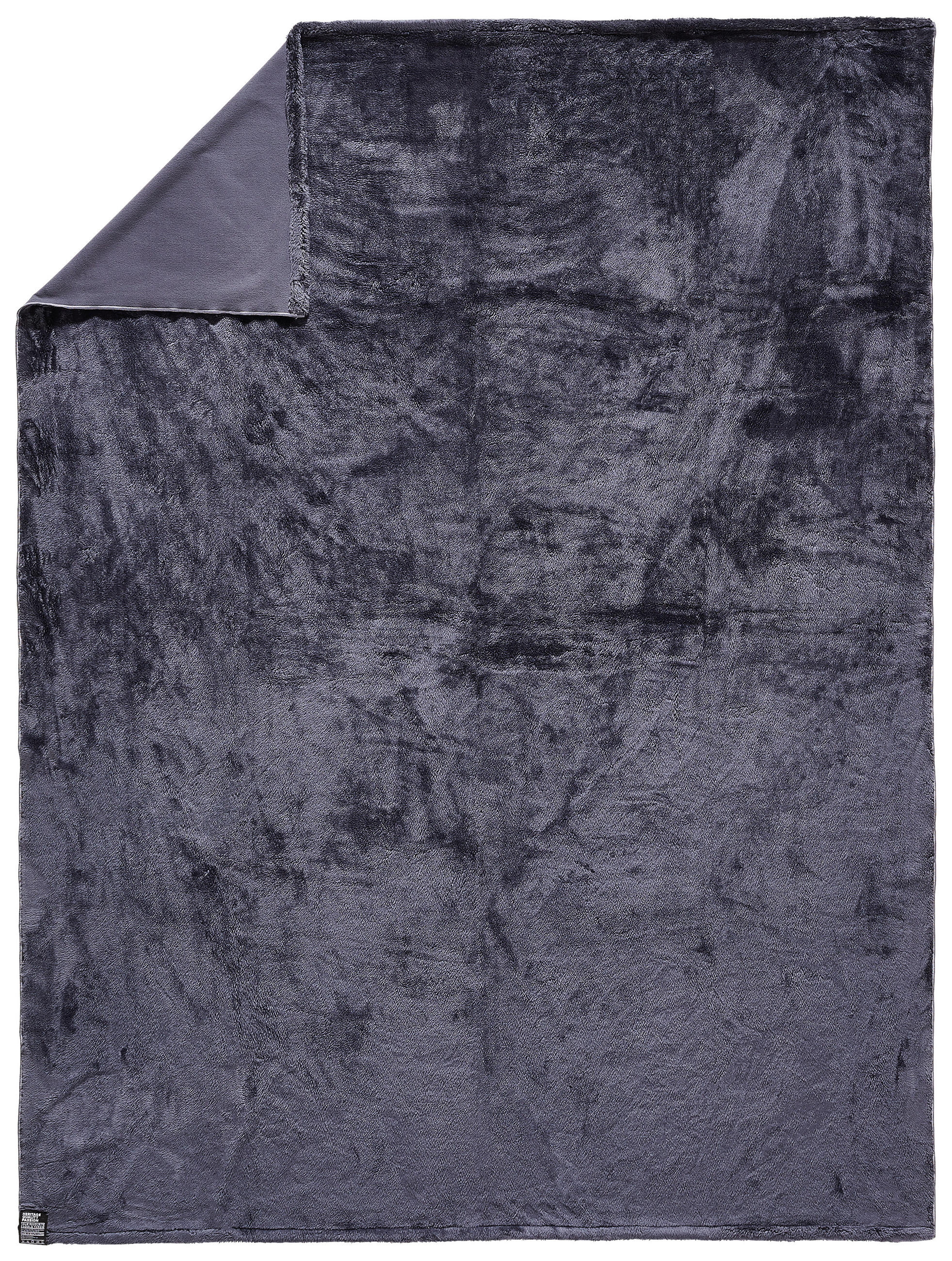FELLDECKE Reborn Bliss 140/190 cm  - Anthrazit, KONVENTIONELL, Textil (140/190cm) - Zoeppritz