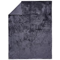FELLDECKE Reborn Bliss 140/190 cm  - Anthrazit, KONVENTIONELL, Textil (140/190cm) - Zoeppritz