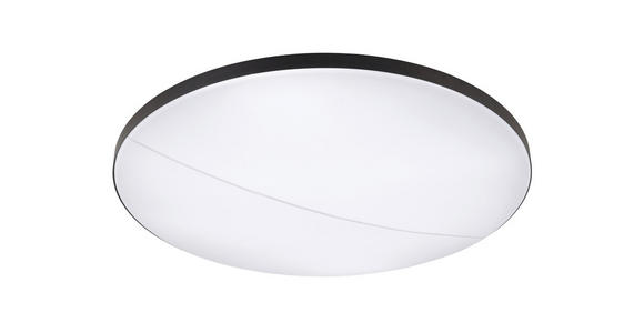 LED-DECKENLEUCHTE 79,5/10,5 cm   - Schwarz, Design, Kunststoff/Metall (79,5/10,5cm) - Novel