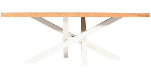 TISCHGESTELL in Metall 160/70/72 cm - Creme, Design, Metall (160/70/72cm) - Landscape