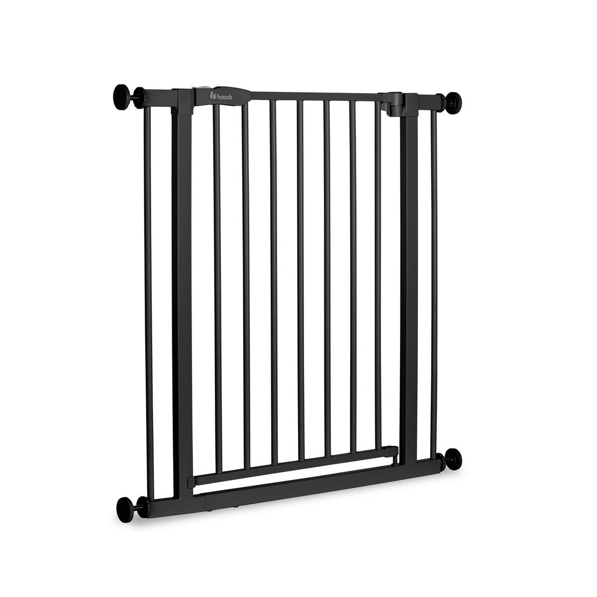 TÜRSCHUTZGITTER  - Schwarz, Basics, Kunststoff/Metall (75/77/4cm) - Hauck