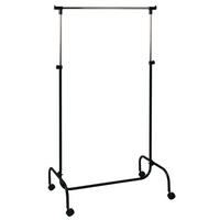 GARDEROBNI OBEŠALNIK - črna, Basics, kovina/umetna masa (80/45/110/170cm) - Boxxx