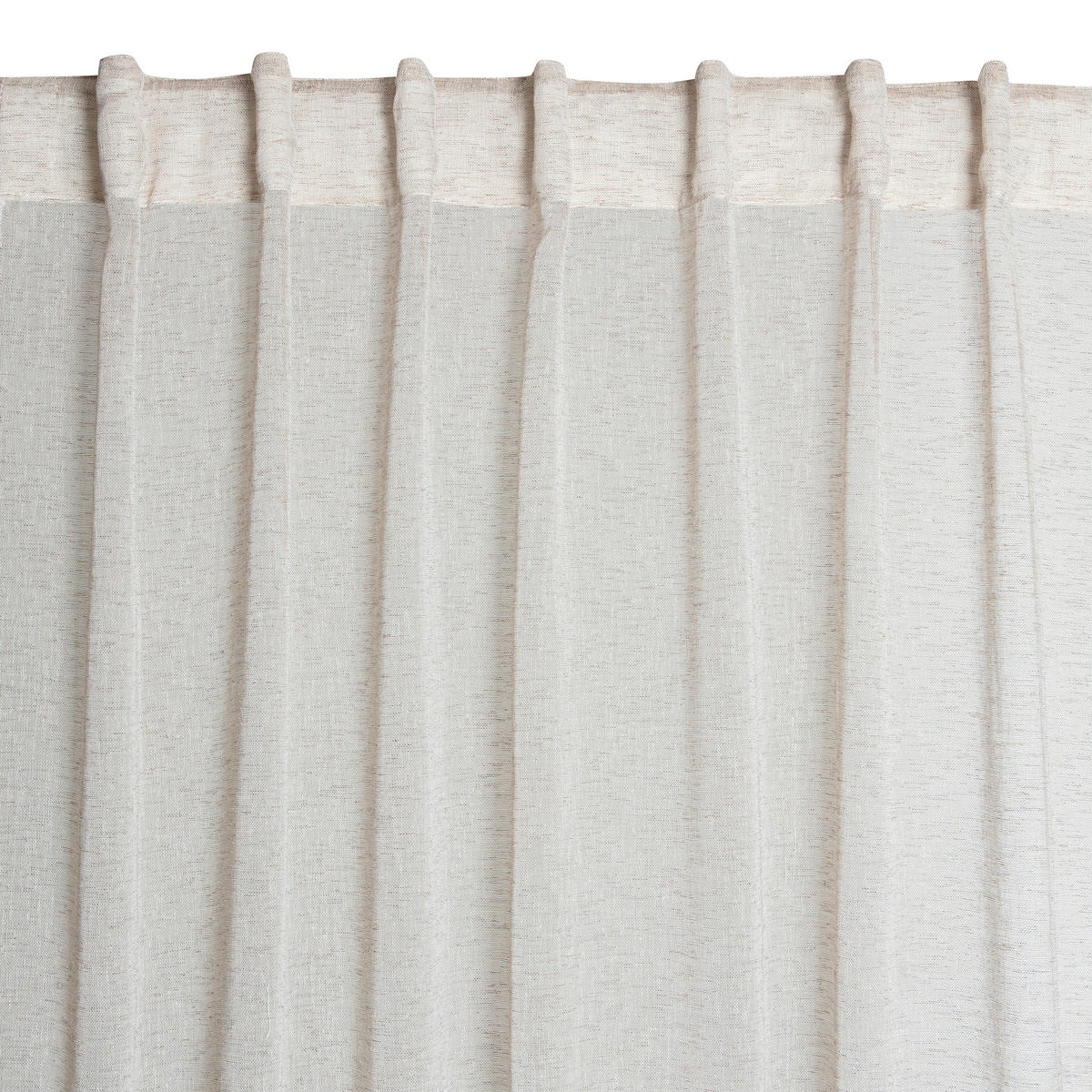 FERTIGVORHANG transparent  - Beige, Basics, Textil (140/240cm)
