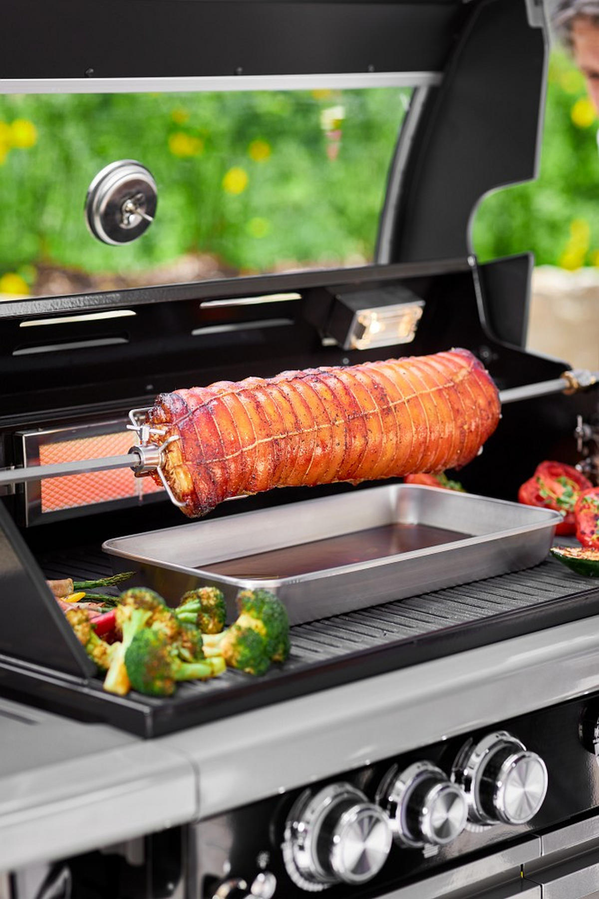 DREHSPIEß - Edelstahlfarben, Basics, Metall (62,5/13,0/11cm) - Rösle