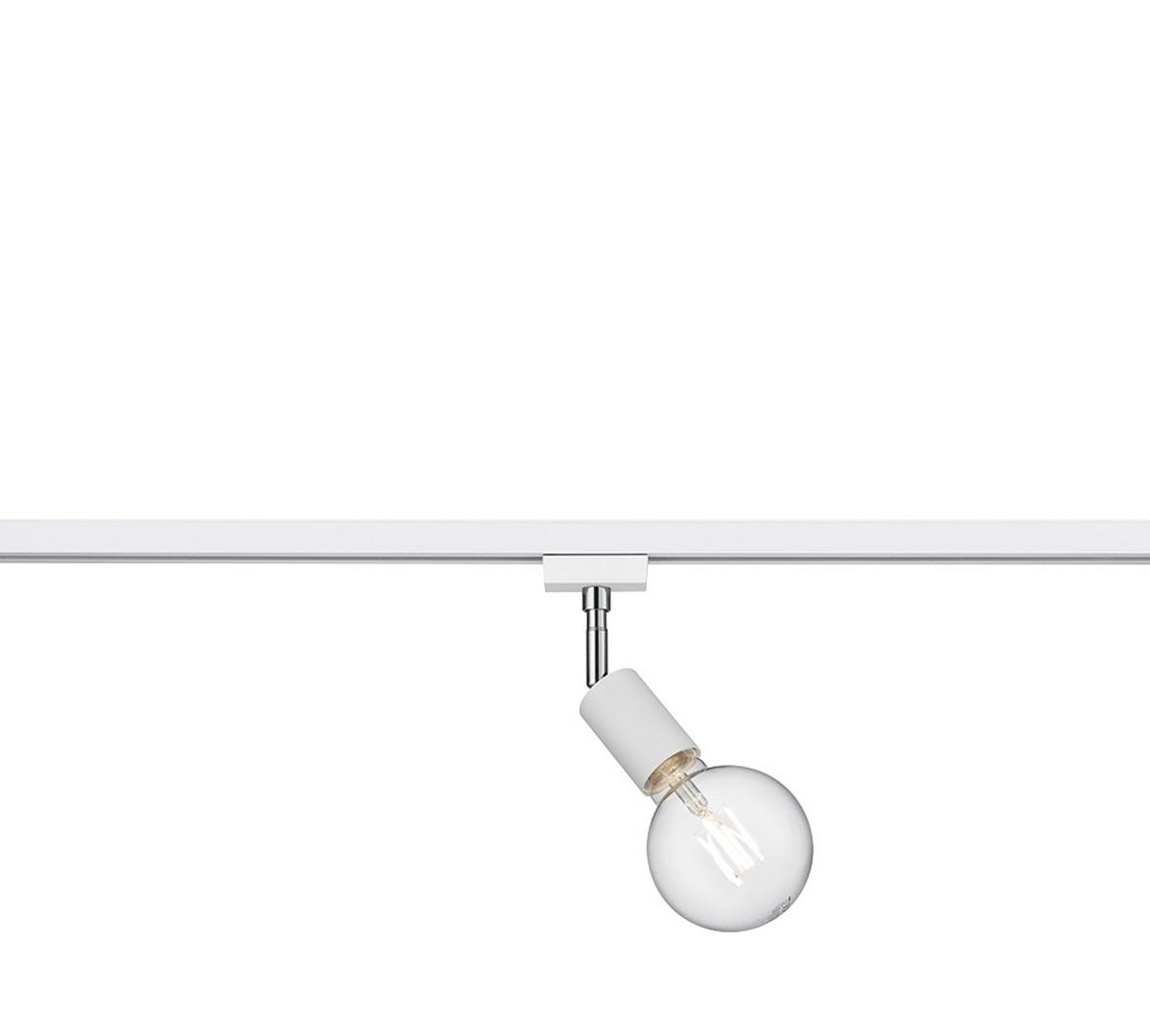 SPOTLIGHT FÖR SKENA DUOLINE TRACK-SYSTEM 4/13 cm   - vit/kromfärg, Design, metall/textil (4/13cm) - Trio Leuchten