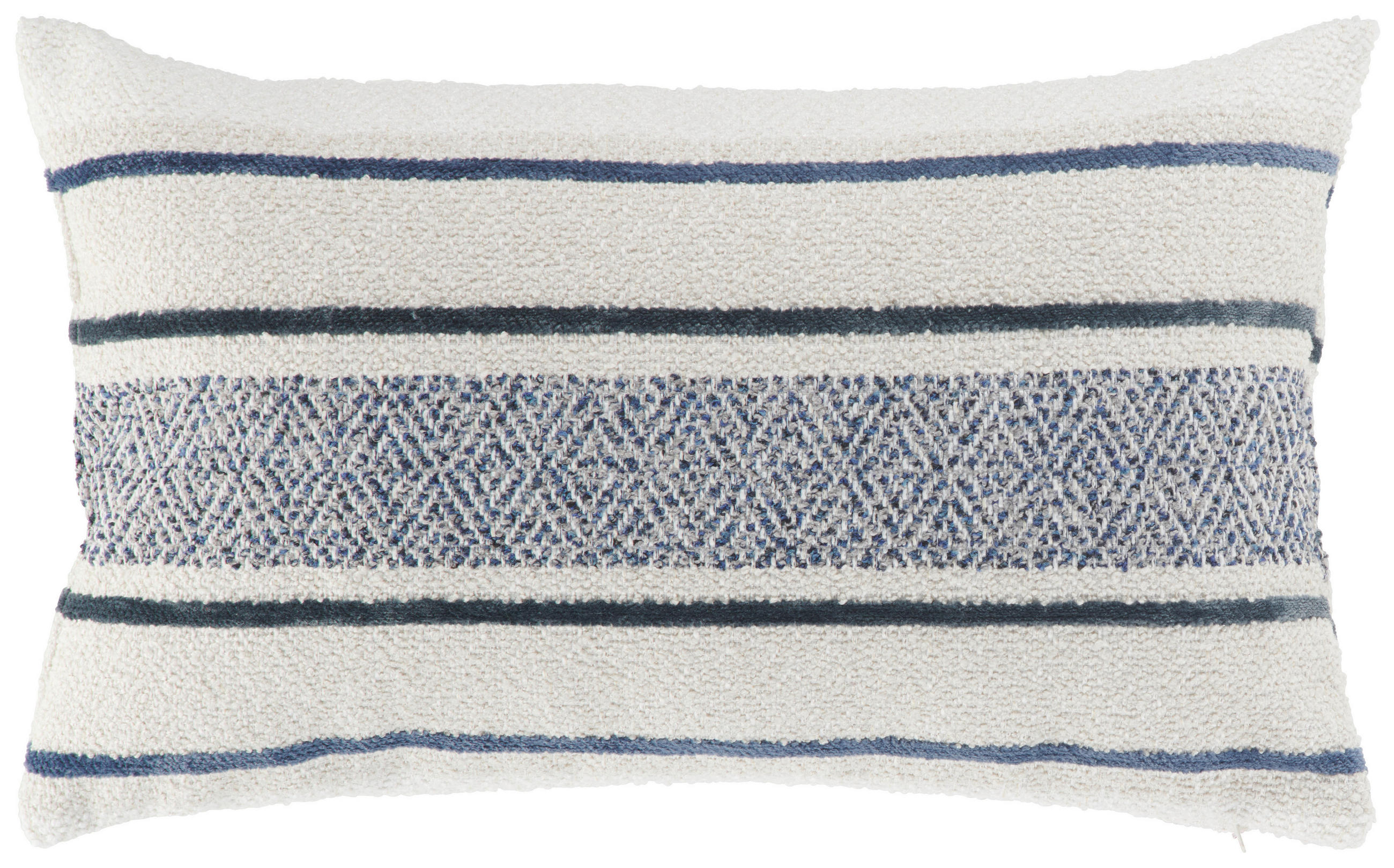 ZIERKISSEN    - Pastellblau, Basics, Textil (30/50/10cm) - Novel