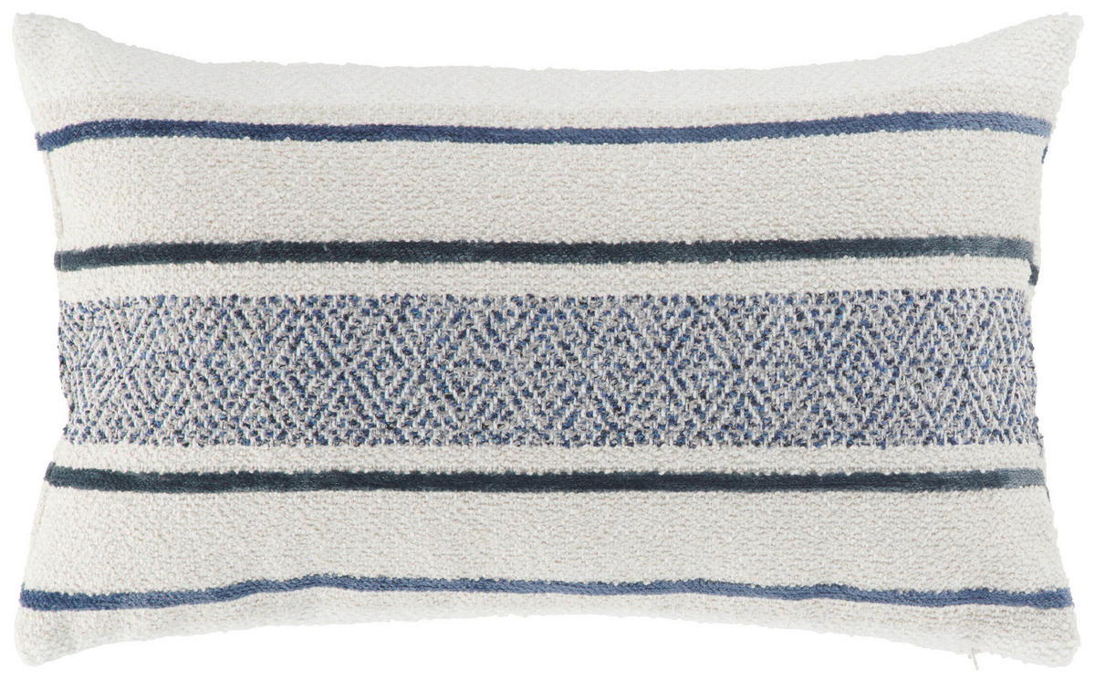 ZIERKISSEN    - Pastellblau, Basics, Textil (30/50/10cm) - Novel